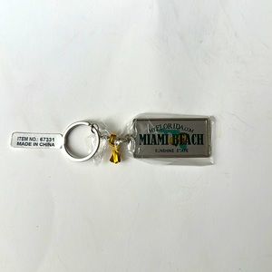 Miami Beach Sunshine State Key Chain
